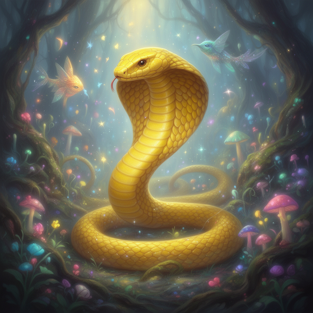 Soñar con cobra amarilla